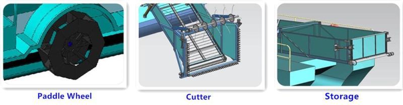 Widely Used Collect Trash Boat with Back Conveyor