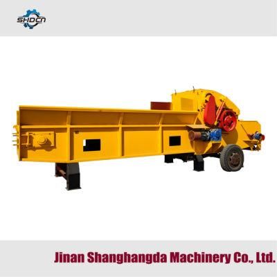 Shd Brand Shandong Good Diesel Engine Wood Chipper Supplier Drum Chipping Machine
