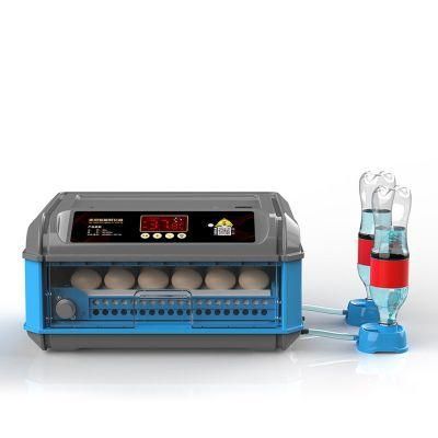 Commercial Hatching Machine Temperature Humidity Controller Automatic Mini Eggs Incubator 64 Egg
