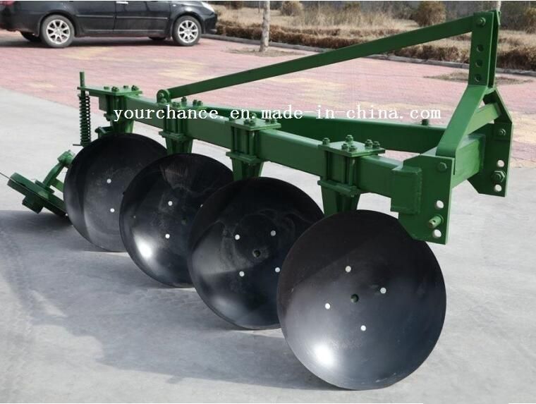 Tip Quality 1ly-430 90-130HP Tractor Mounted 1.2 Working Width 710X8 Discs Heavy Duty Disc Plough with Ce Certificate