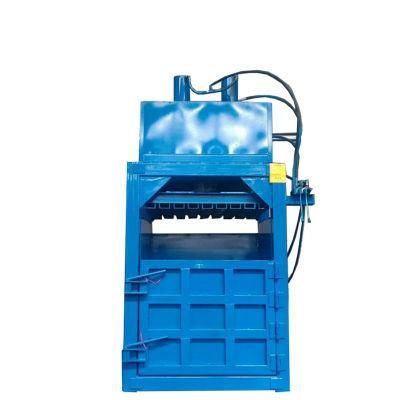 Factory Direct Sales Clothing Textile Recycling Machinery Double Chamber Vertical Clothing Baler