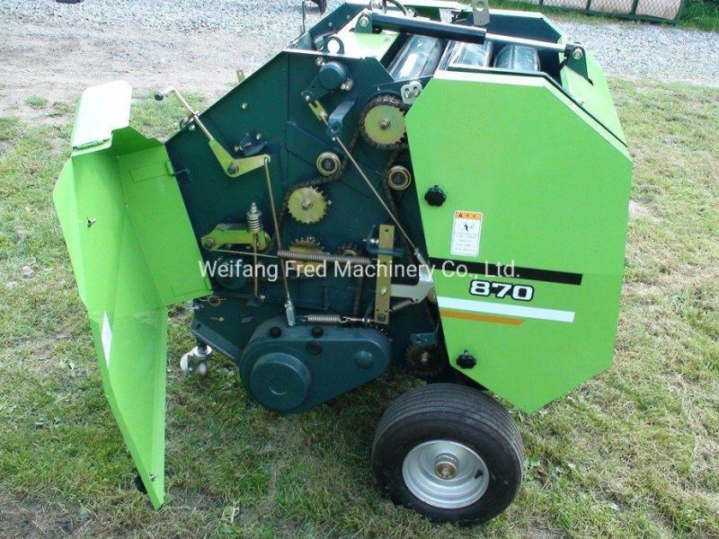 Outdoor Farm Machinery Mrb0870 High Quality Mini Round Hay Baler