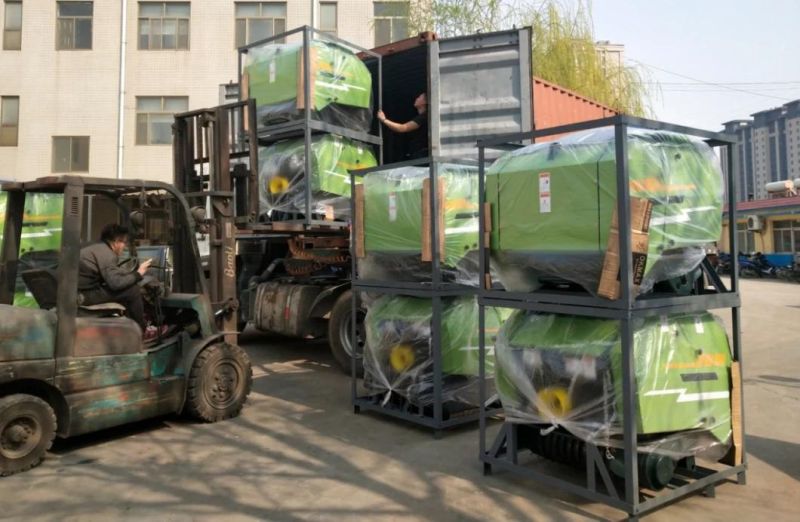 Tractor Trailed Compact Round Hay Baler with Twine Wrap