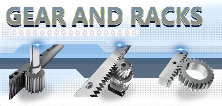 Helical Teeth Steel Gear Rack for Engraving