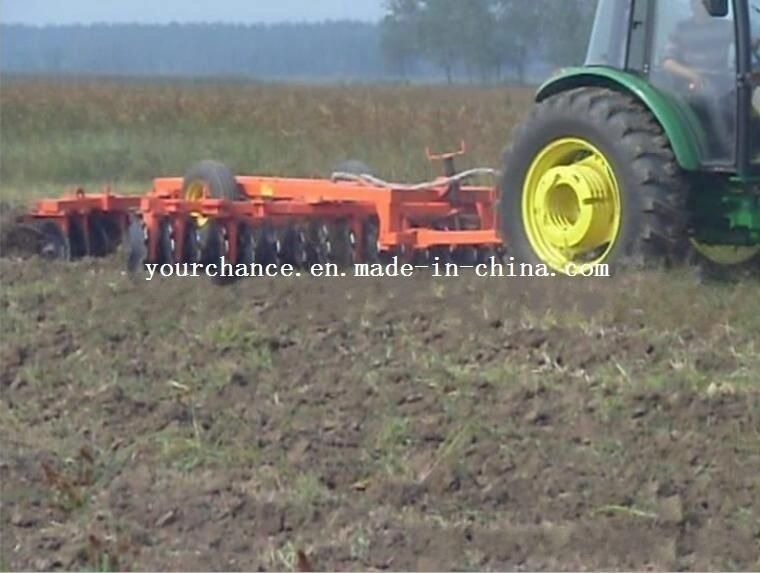 Africa Hot Sale Farm Implement 1bj Series 4-5.3m Width Wing-Folded Hydraulic Offset Middle Duty China Disc Harrow