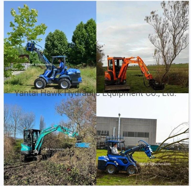 Hawk 300 Hydraulic Tree Shear for 5-10 Ton Excavator