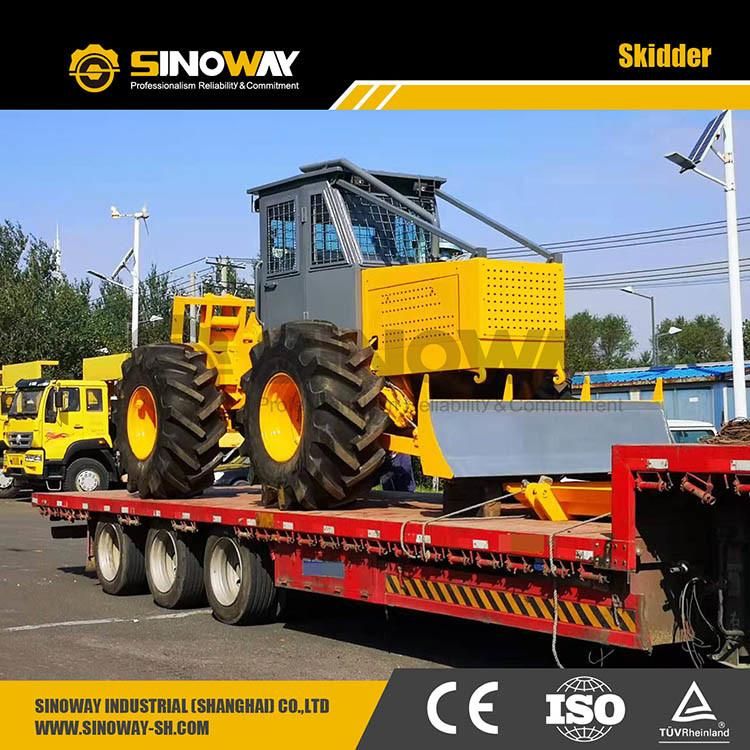 All Wheel Drived Log Skidder Sws100 Forestry Skidder for Sale