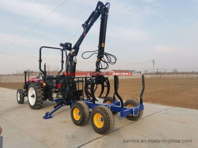 Tractor Trailer ATV Log Loader Trailer Machinery