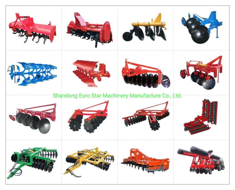 1lyt-430 Width 1.2m Hanging Disc Plough for 80-100HP Tractor Heavy Duty Paddy Filed Farm Hydraulic Flip Plow Drive One Way Round Tube Agricultural Machinery