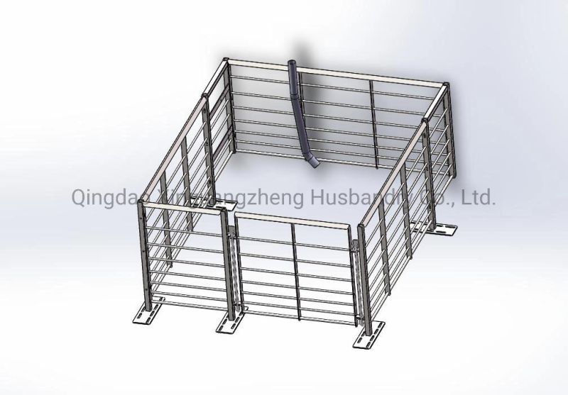 Galvanized Material Pig Farrowing Bed, Sow Positioning Fence