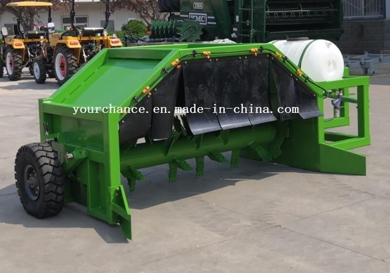 Europe Hot Selling CE Certificate Organic Fertilizer Making Machine Zfq200 60-80HP Towable 2m Width Manure Compost Windrow Mixer Turner Made in China