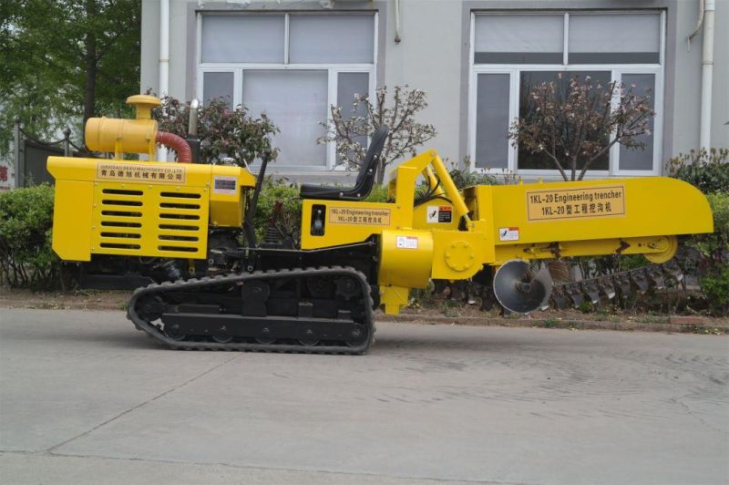 1kl-20 Type High Efficiency Pipeline Excavator for Urban Pipeline Construction