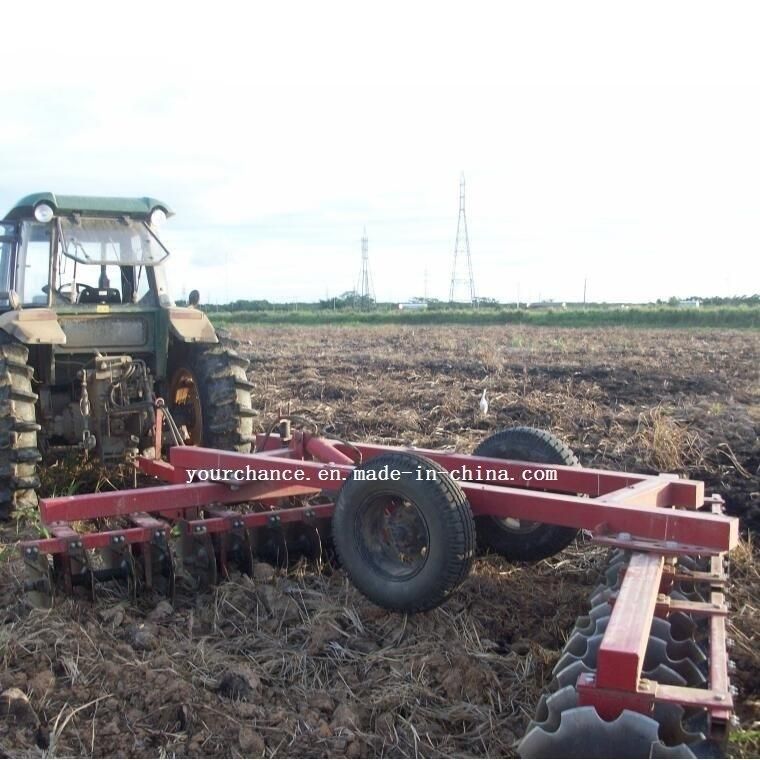 Tip Quality 1bz-5.3 5.3m Width 48 Discs China Farm Cultivator Heavy Duty Hydraulic Disc Harrow for 160-200HP Tractor