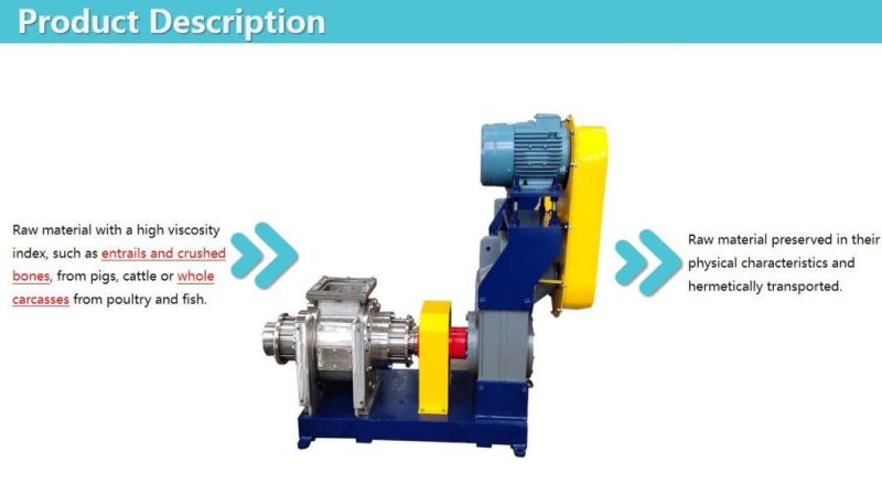 Industrial Lamella Pump for Animal Feed Meal