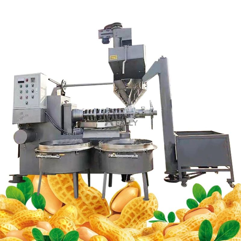 Automatic Screw Oil Press Machine Hydraulic Cold Oil Extractor Olive Sunflower Seeds Coconut Sesame Peanut Palm Kernel Oil Expeller Extraction