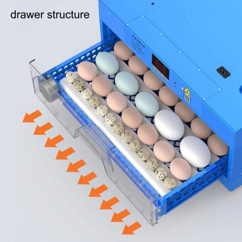 China Manufacturers Temperature Humidity Controller Chicken Automatic Quail Egg Incubator 48 72