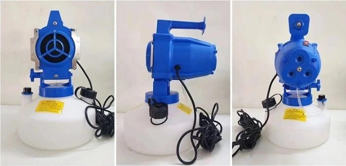 Mini Fog Machine Ulv Cold Fogger Portable Sprayer 4L 1200W for Agriculture/Gardening/Trees