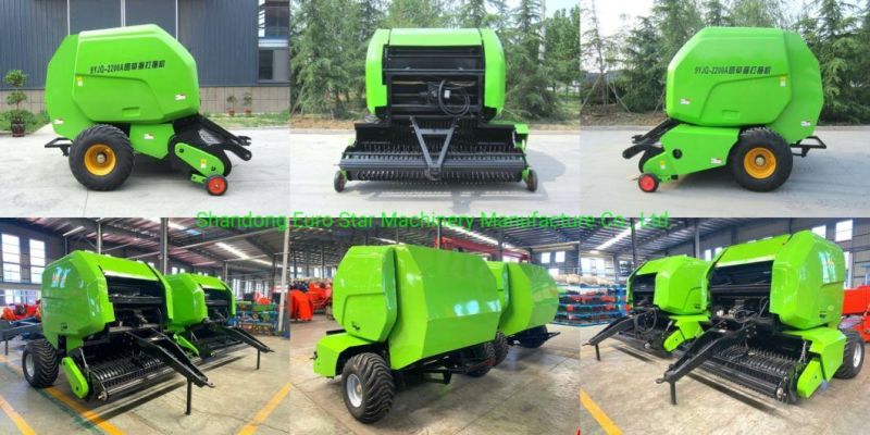 CE 9yf2200 Square Baler Round Hay Baler Mini Large Small Square Grass Straw Packing Machine Silage Baling Press Rectangular Farm Agricultural Machinery