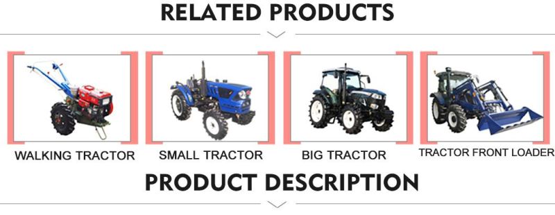 Wildly Used Self-Propelled Sturdy Mini Tractor Track 500kg 600kg 800kg Track Tractor