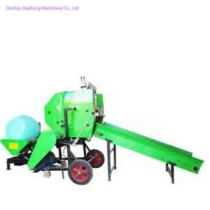 Automatic Mini Round Hay Wrapper Silage Packing Machine