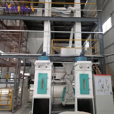 CE Certificated Automatic Complete Animal Feed Mill Machine Price