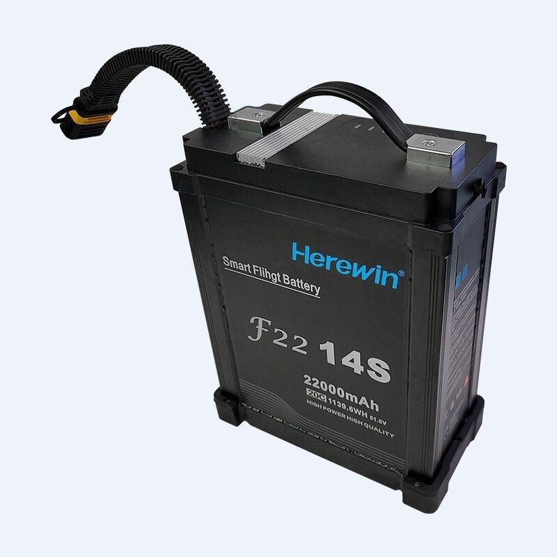 Herewin 22000mAh 14s 25c 51.8V Smart Lipo Battery Pack for Agriculture Drone