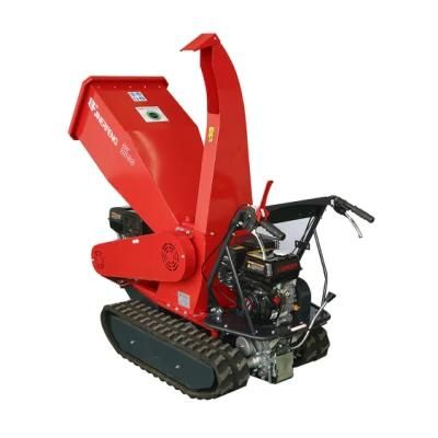 Factory Direct Sale Tracked Wood Chipper with 15HP Engine