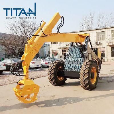 Customized New Design OEM tri Wheel Sugarcane Grab Loader