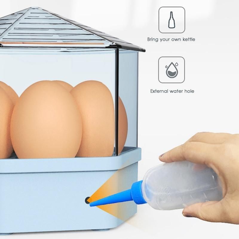 Super Mini 5PCS Automatic Egg Turning Hatching Machine Student Learning Home Egg Incubator