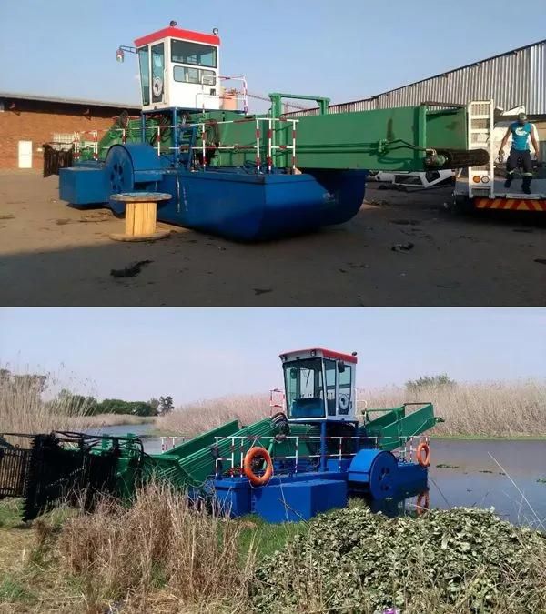 Lake River Weed Harvester Boat Trash Skimmer Boat for Sale