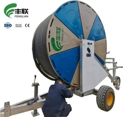 Automatic 90-300 Good Quality Hose Reel Irrigation Machine