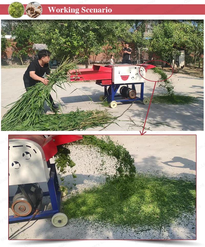 High Quality Electric Motor or Diesel Engine Chaff Cutter Machine Manufacturer