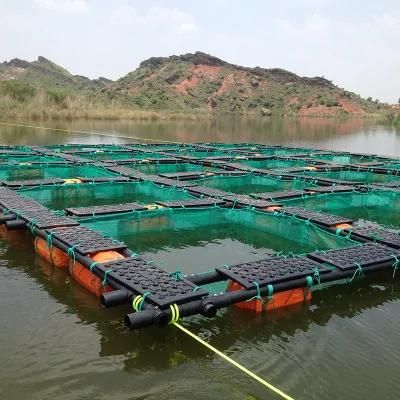 HDPE Plastic Floating Cages Used for Tilapia Breeding