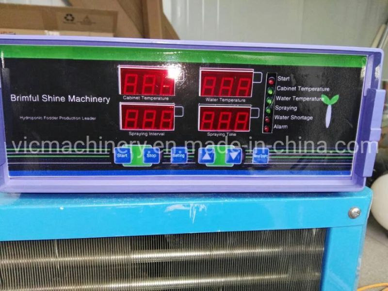 Made-in-China Recommended 500kg/d Hydroponic Grass Fodder Growing Machine