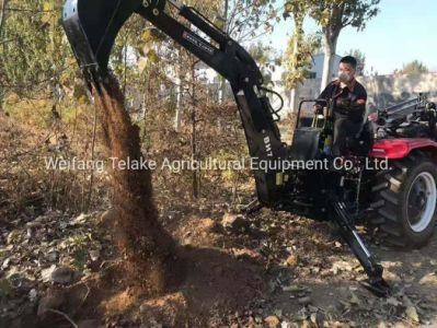 Agricultural Machine Mini Four Wheel Garden Small Tractor with Excavator Bucket/ Tiller