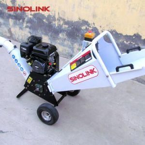 Sinolink 6.5 HP Heavy Duty Gas Powered Wood Chipper Shredder for Lawn Garden Outdoor with 3.9&quot; Max Wood Diameter
