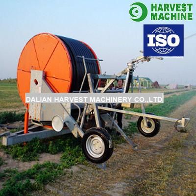 Agriculture Hose Reel Irrigation Machinery with Rain Gun Sprinkler