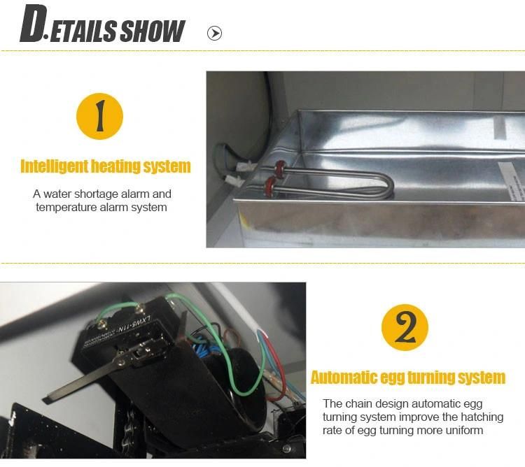 528 Chicken Eggs Fully Automatic Cheap Egg Incubator (YZITE-8)