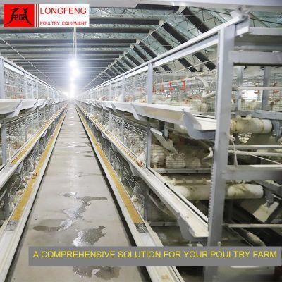 Computerized Longfeng China Drinkers Layer Cages Poultry Farm Chicken Broiler Cage Factory 9lcr-3120