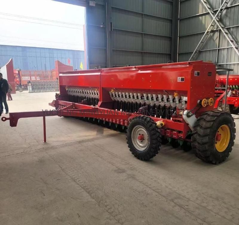 Multi Crop Grain Seed Drill with Roller Presser for Rice Wheat Alfalfa Oat