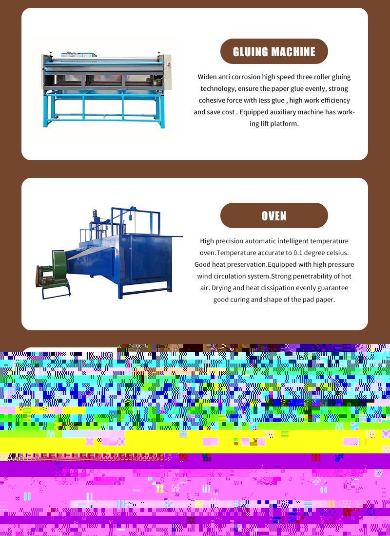 Greenhouse Cooling Cellulose Pad Production Line