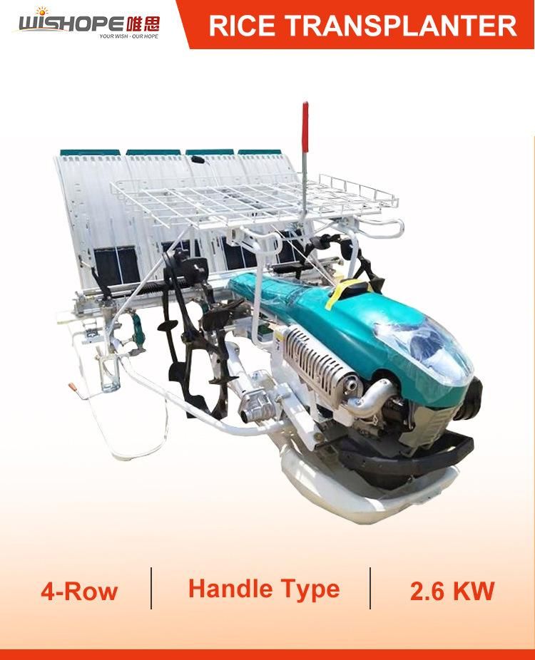 4 Row Walking Behind Rice Planting Machine with Good Price