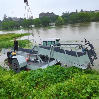 New Design Aquatic Weed Cutting Dredger with Mechanical Arm