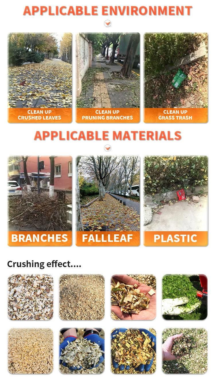 Source Manufacturers Quality Assurance Household Leaf Crusher Garden Vacuum Shredder Dry Leaf Crusher