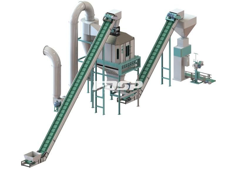 4-5 T/H Urban Living Waste Organic Fertilizer Pellet Production Line for Sale