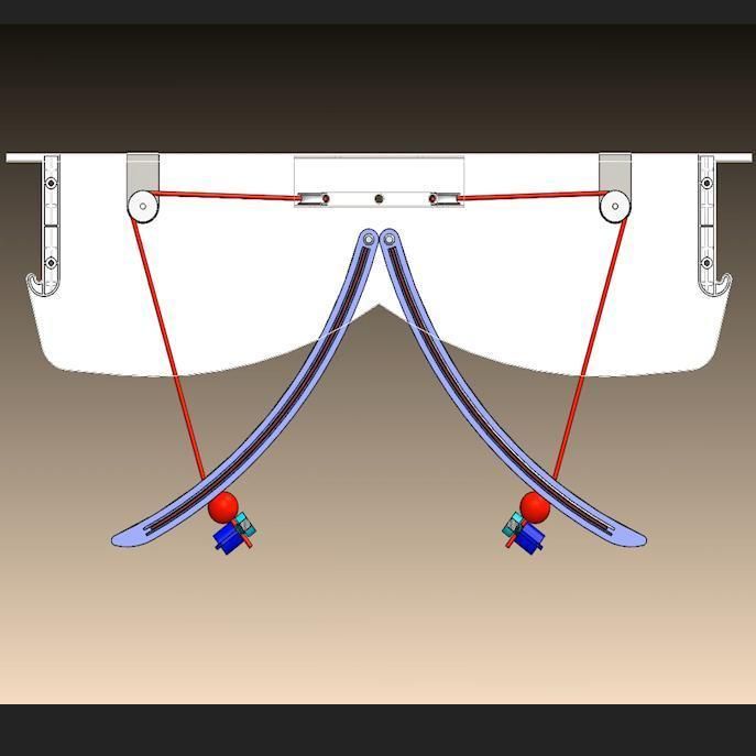 Circulatory Ventilation Butterfly Double Opening Window