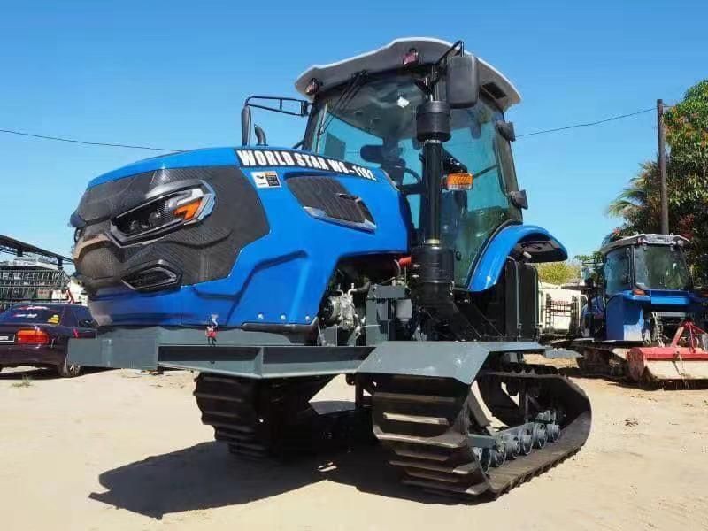 Farm Machine Tractor 110 HP Crawler Tractor with Rotary Cultivator and Beater