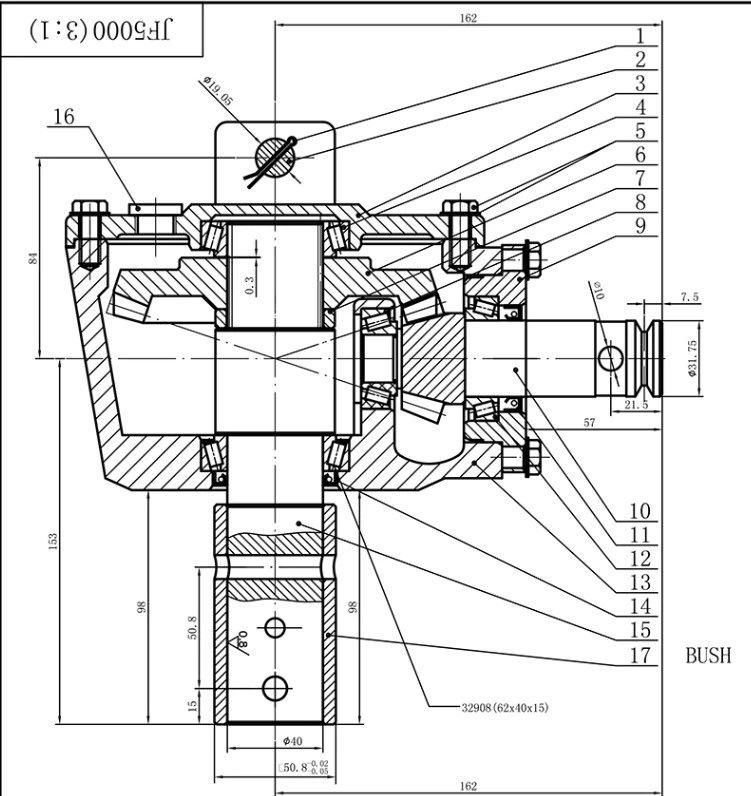 Post Hole Digger Gearbox Auger Gearboxes for Agriculture Machinery