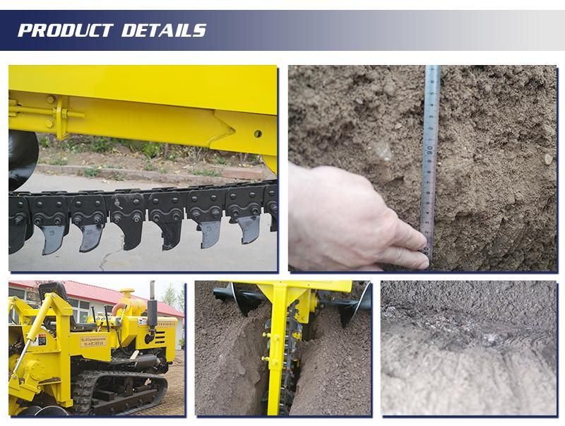Chain Trencher Tractor Trencher Machine Trenching Machine