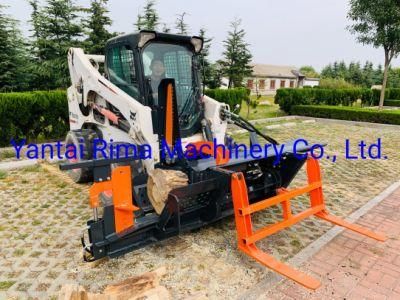 Skid Steer Attachment Wood Splitter Wood Processing Machinery Firewood Processor